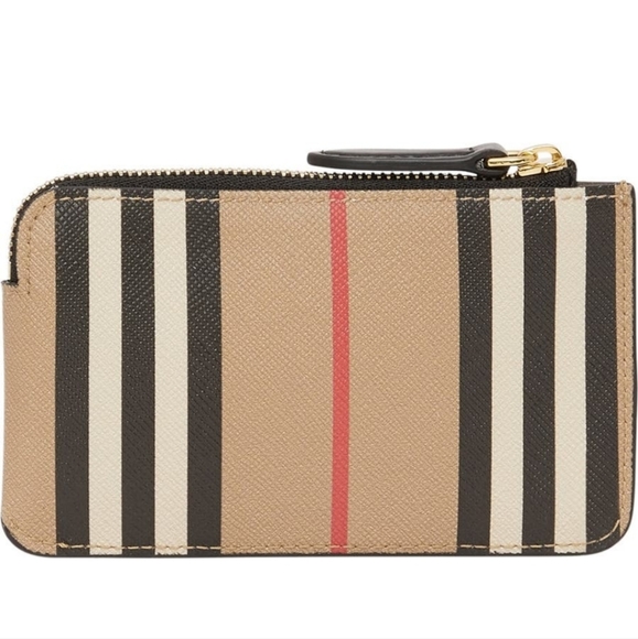 Burberry Kelbrook Icon Stripe Coin Case - Picture 2 of 9